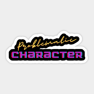 Honey Badger Problematic Character Sticker